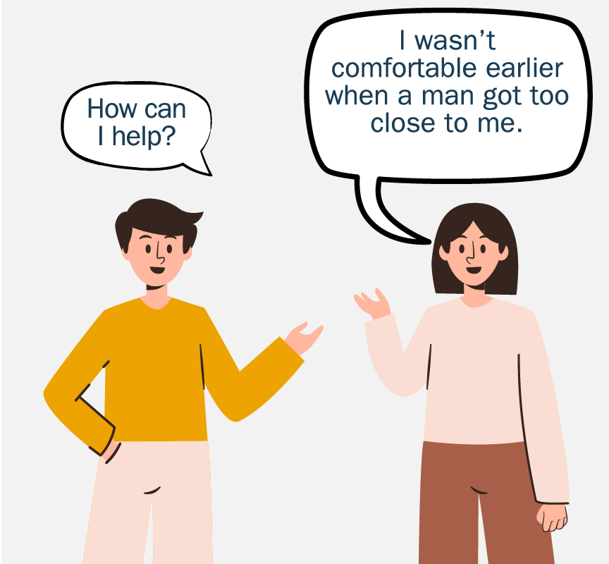 A man asks a girl, 