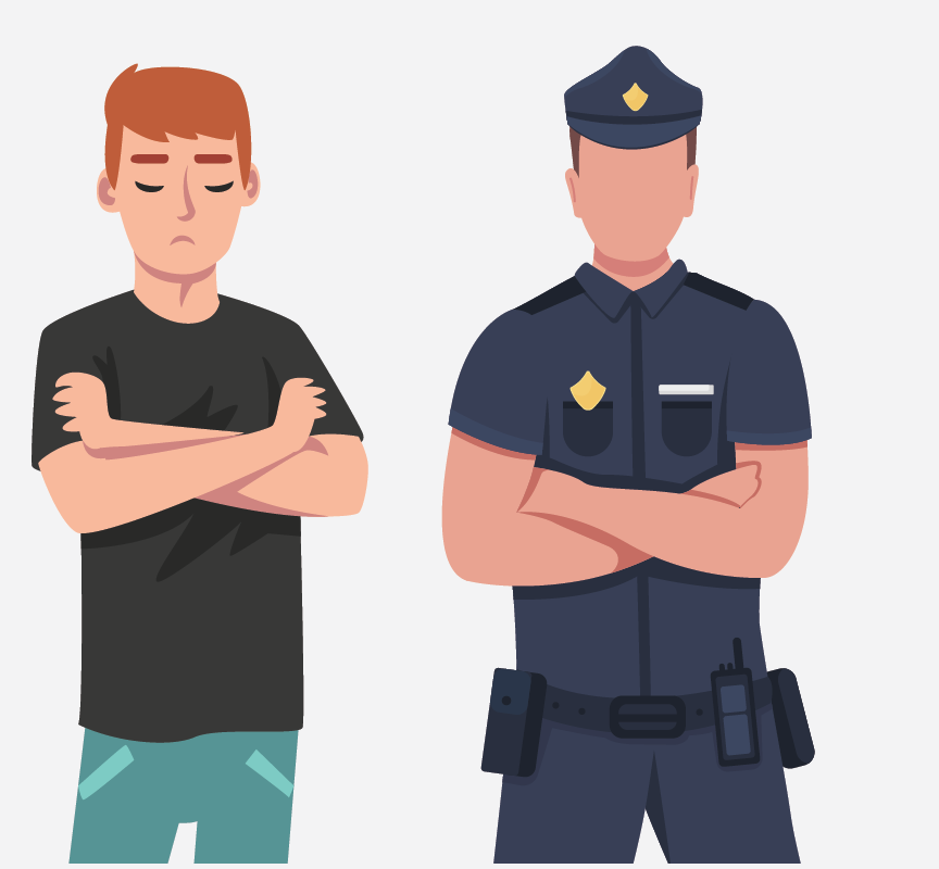 A confused-looking boy shrugging his shoulders.