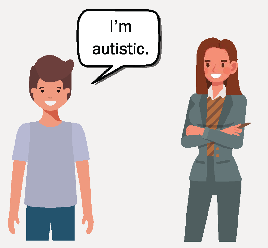 A boy saying 