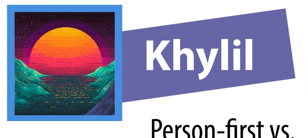 Blogger Khylil's identifier for the How I See It series includes his name, the series name and a stylized sunset.