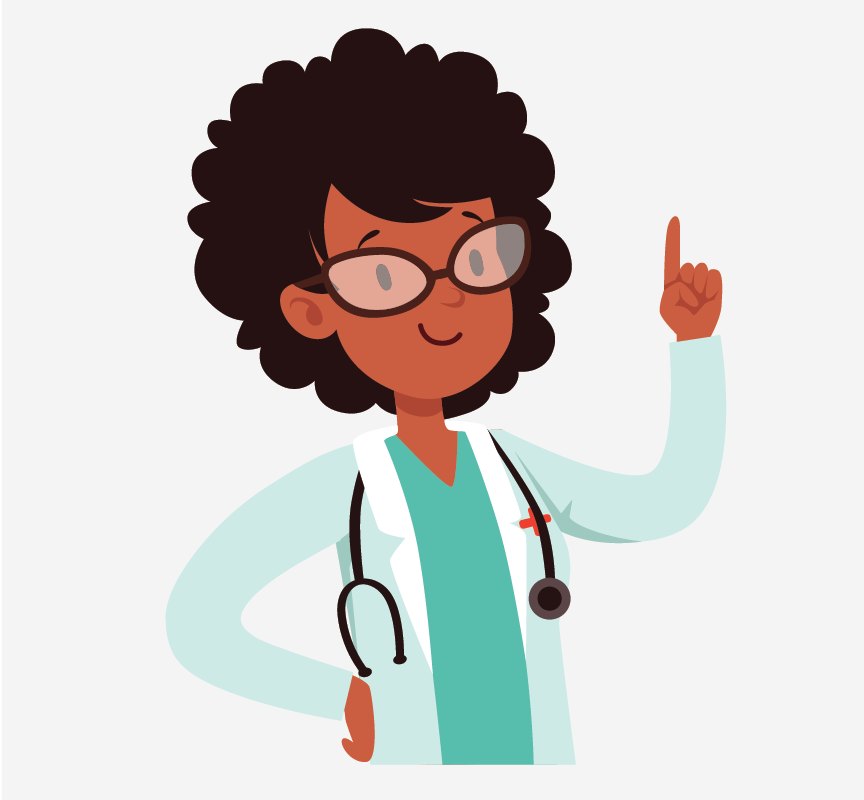 A female doctor