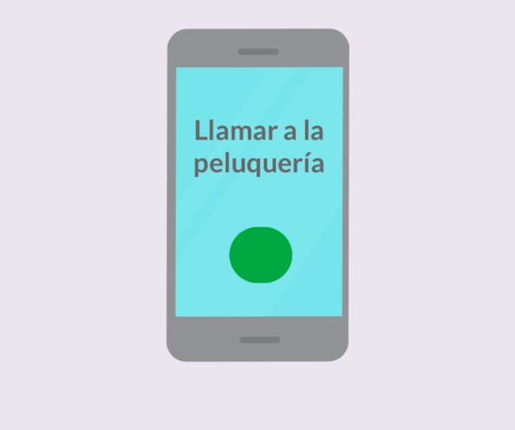 Un teléfono celular con las palabras 