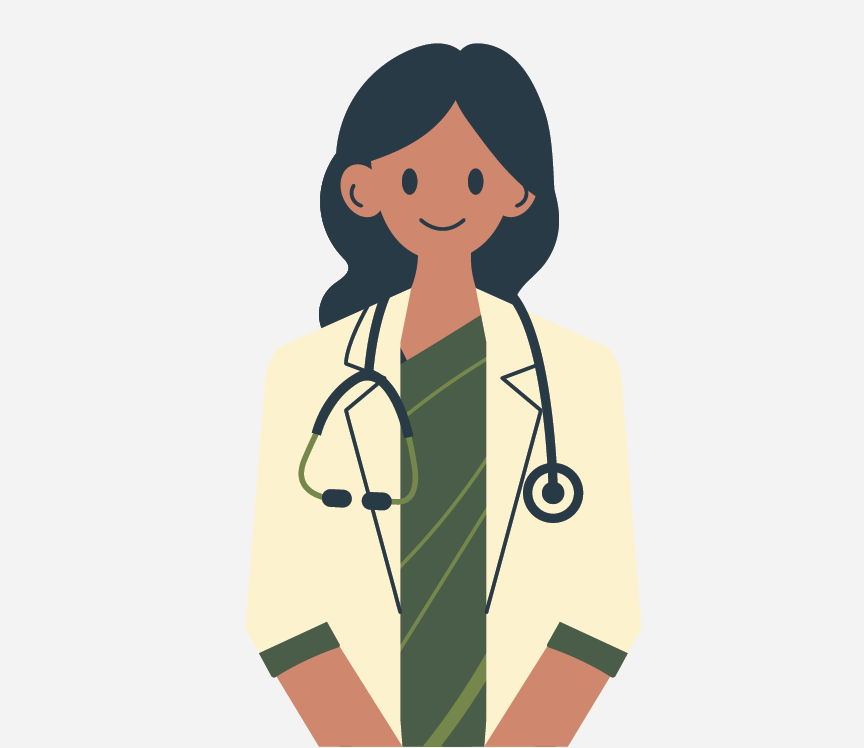 A female doctor