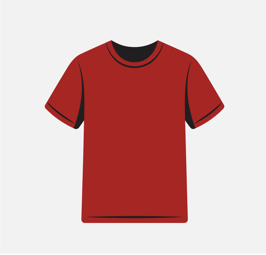A red T-shirt.