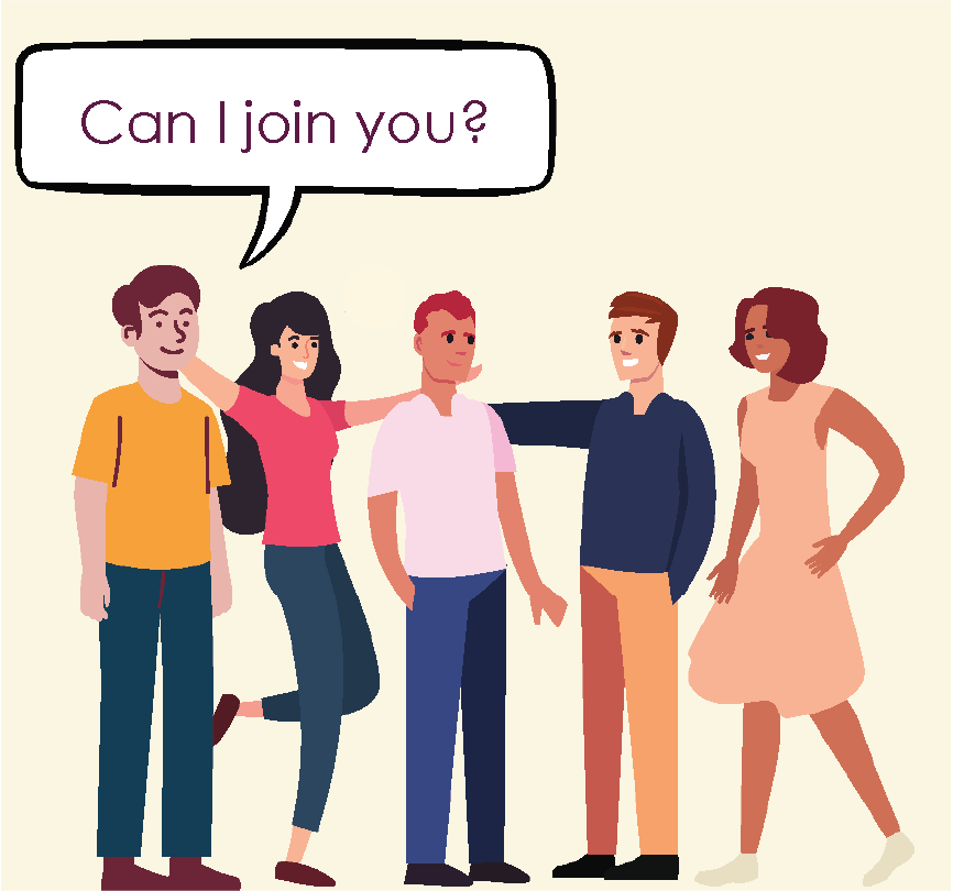 A man asking, 