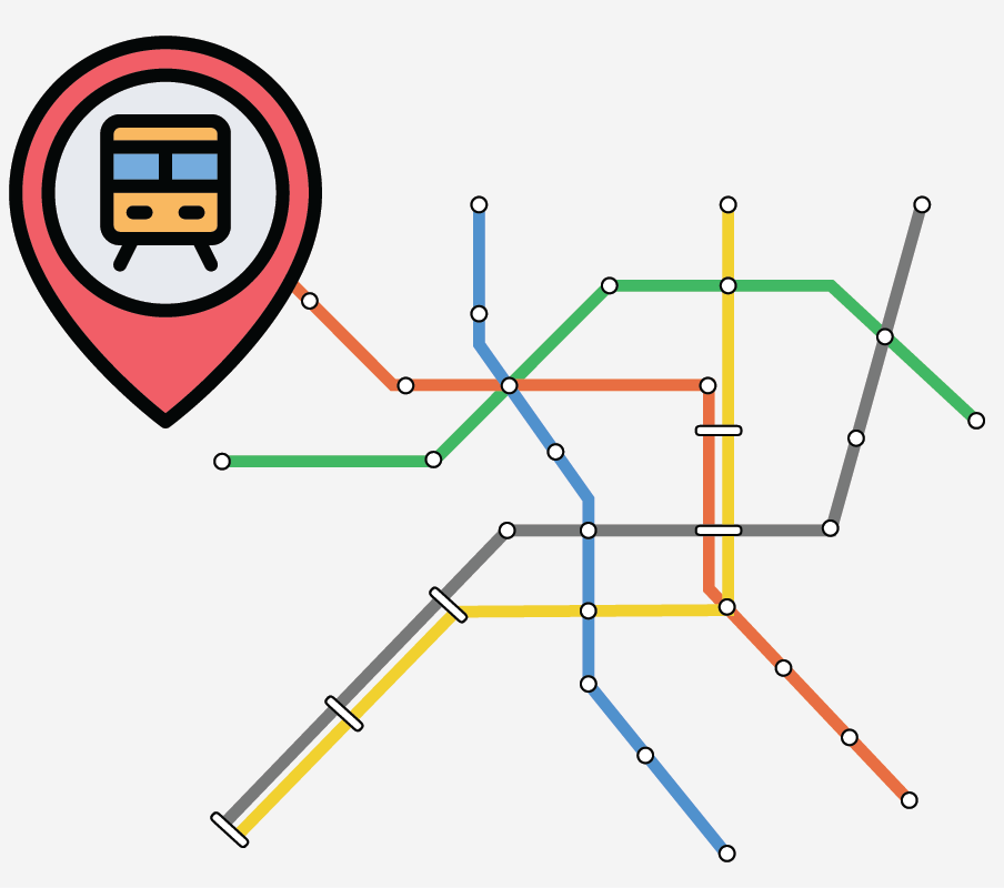 Subway map.