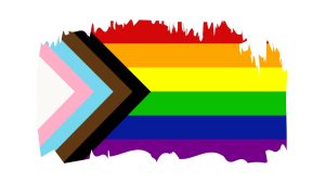 New LGBTQ Rights Pride Flag. Progressive pride flag
