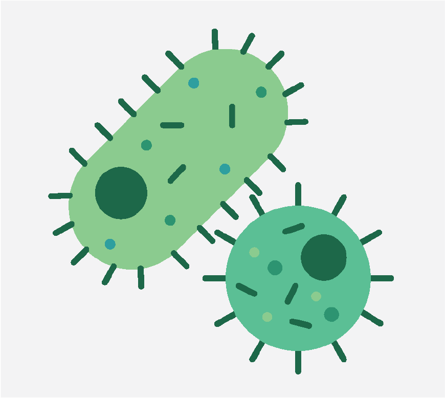 Graphic of germs.