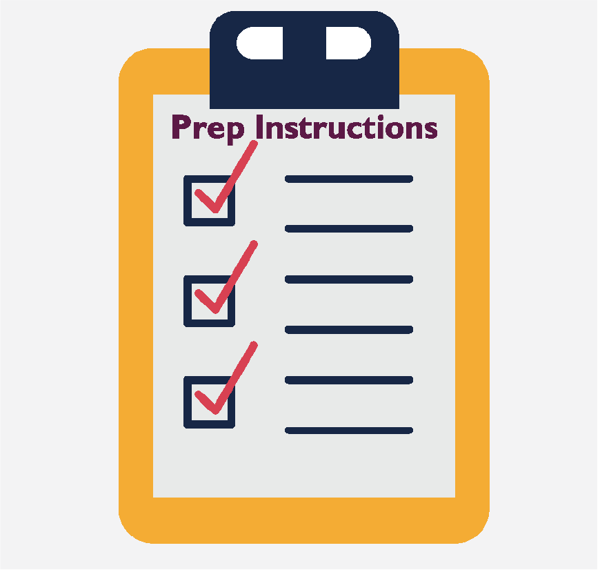 Graphic of a clipboard with a checklist, the checklist says 