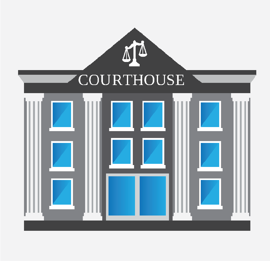 A courthouse building.