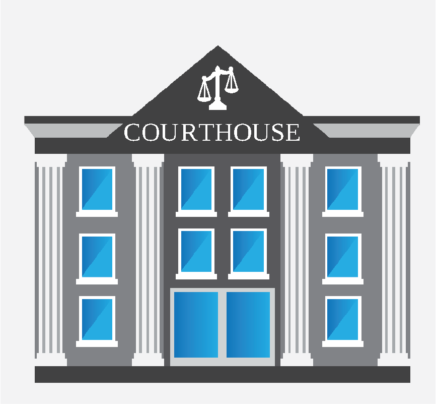 A courthouse building.