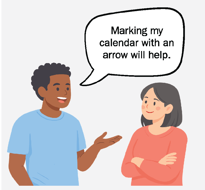 A man saying, 